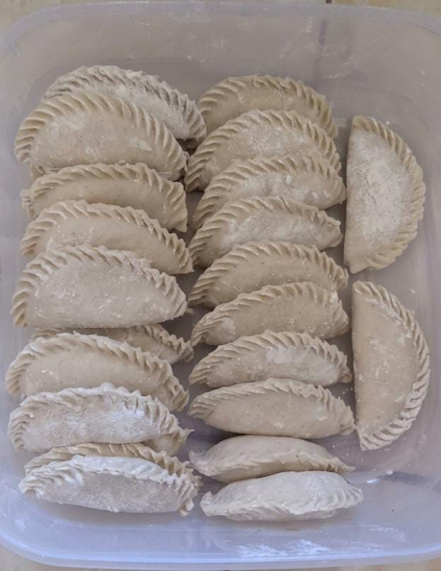 Cireng isi usus ayam pedas