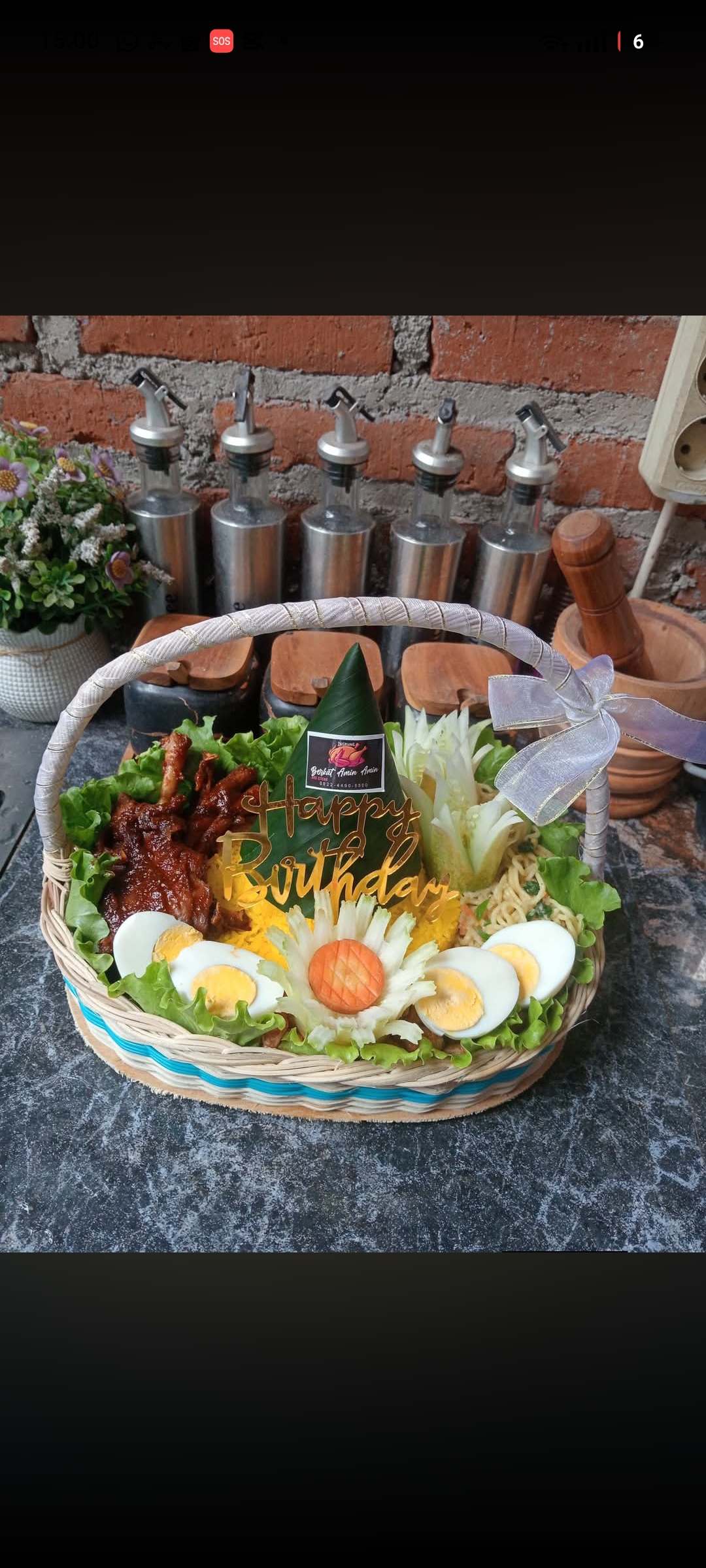 Tumpeng keranjang