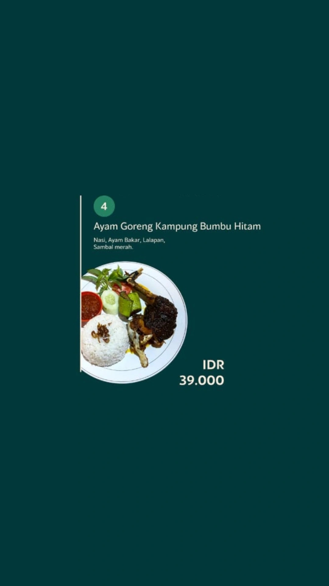 Ayam Goreng Kampung Bumbu Hitam